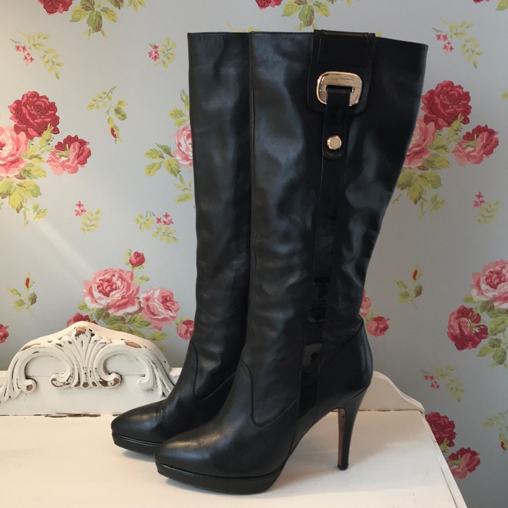 🌟Pierre Cardin🌟 Sexy black leather boots🌟🌟